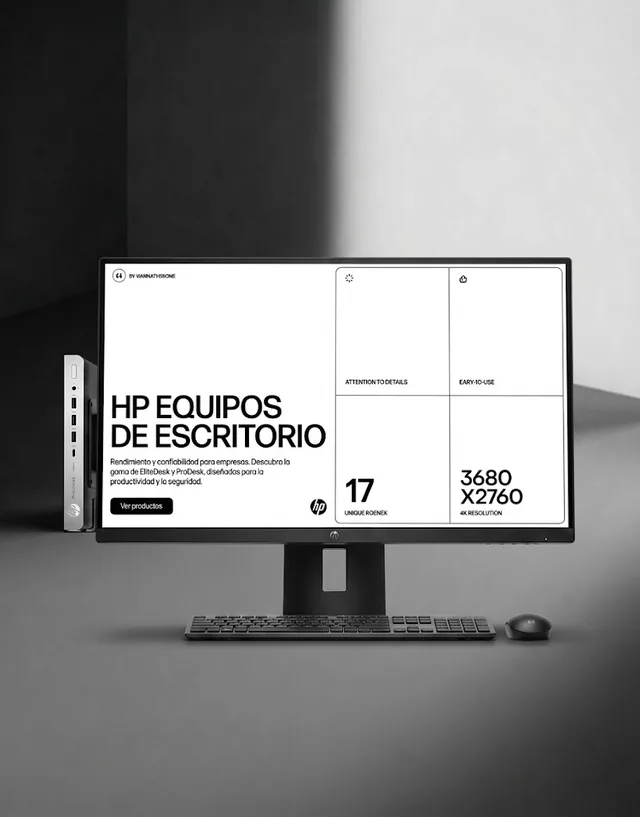 Equipos de escritorio – Cómputo · Lenovo · Dell · Hp